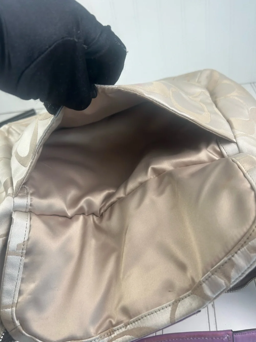 Coach Kristin Hobo Bag Signature C Monogram Vintage Y2K Shoulder Bag - Picture 15 of 16